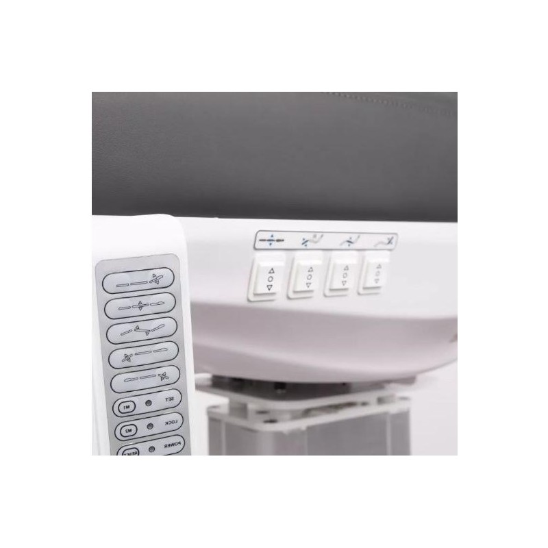 Fotel kosmetyczny UNICO Plus z podgrzewaniem grafitowy -Fotele kosmetyczne elektryczne- 